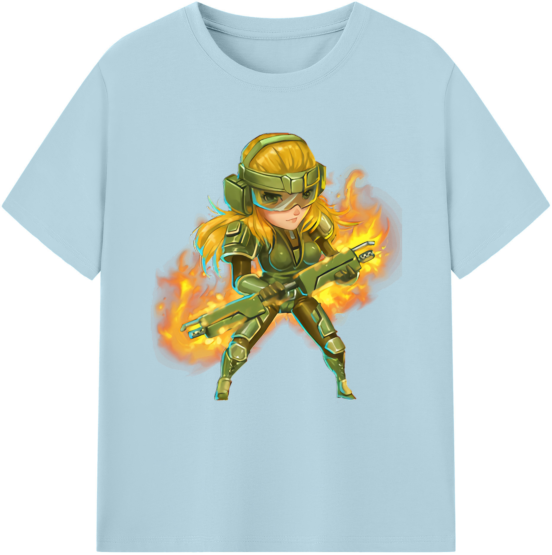 リーグ・オブ・レジェンド League of Legends LOL 綿100％半袖Tシャツ（フロントプリント）